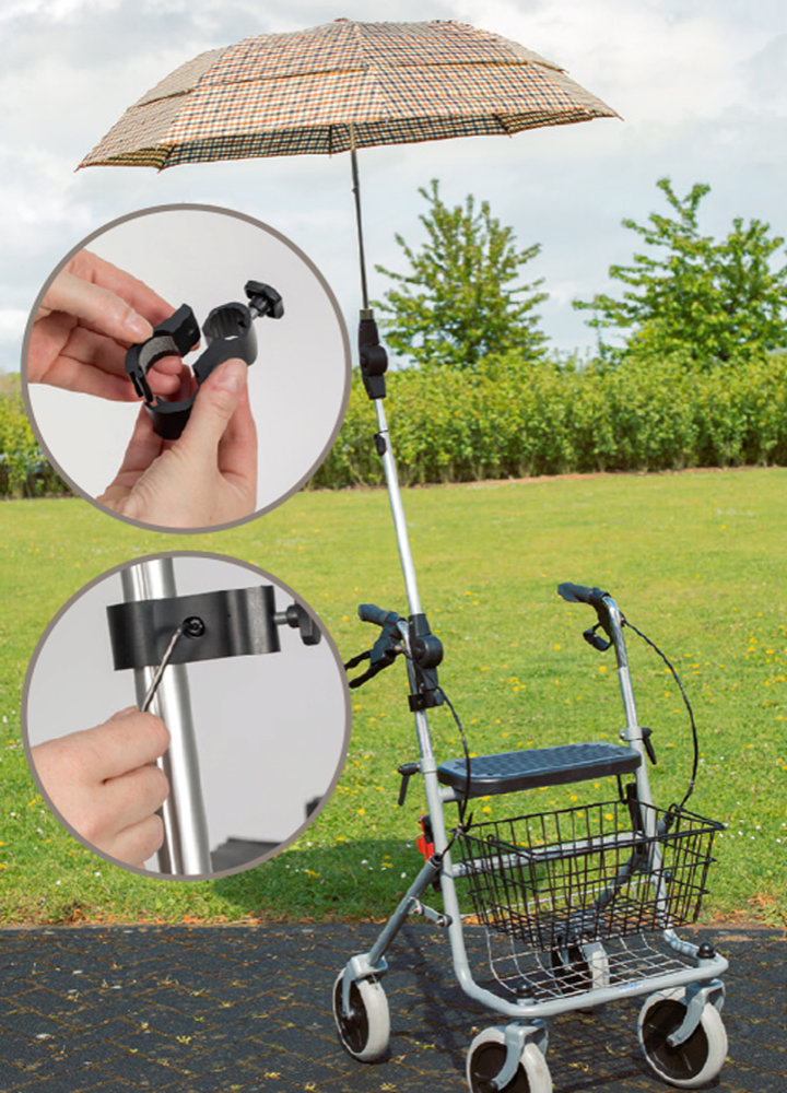 Halterung zum Regenschirm zum Rollator Standard » kaufen