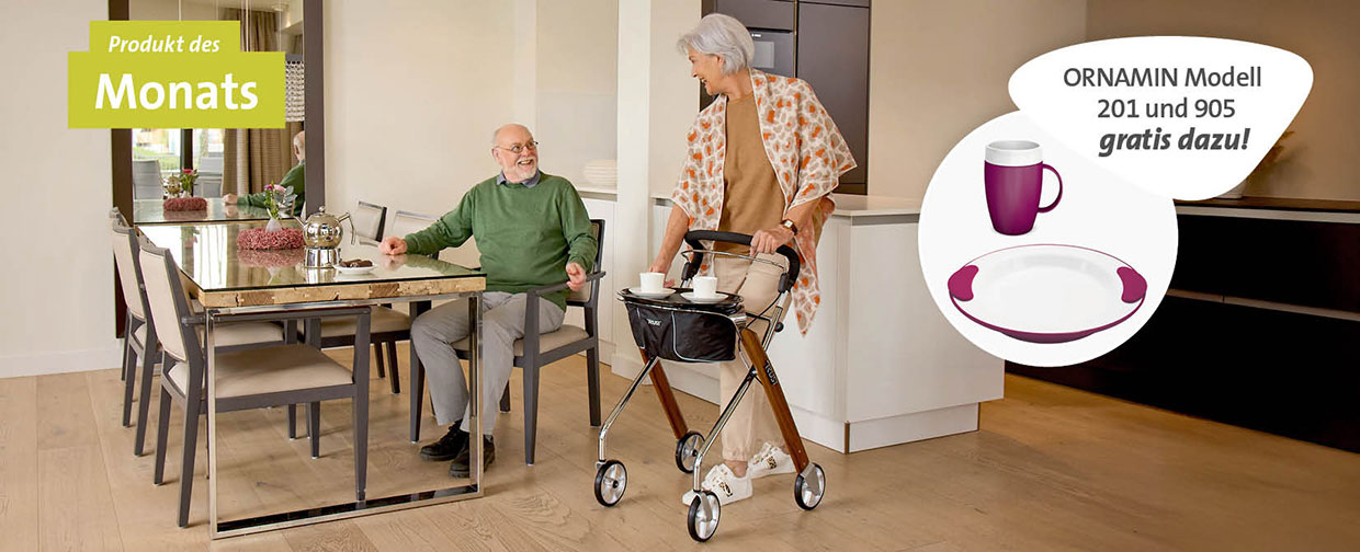 Produkt des Monats Dezember Wohnraumrollator Let's Dream