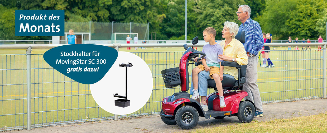 Produkt des Monats August Scooter MovingStar SC 300