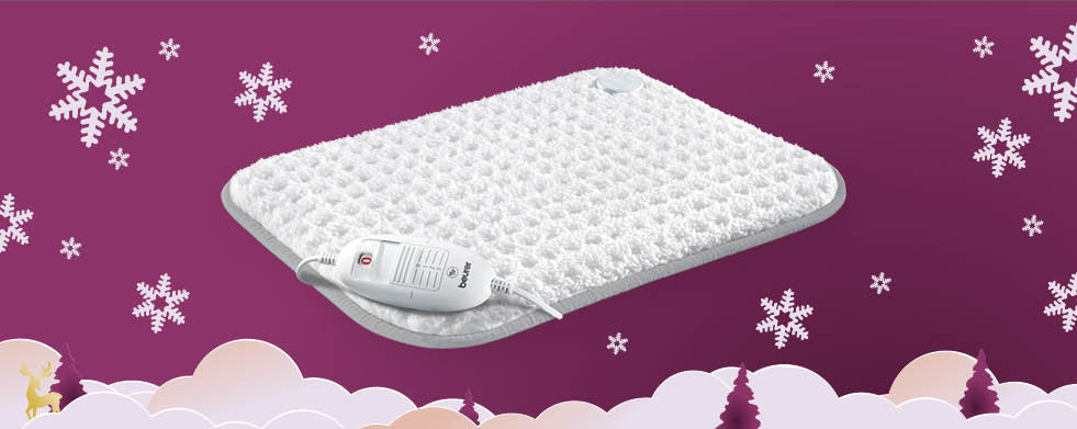 Sanivita Gewinnspiel - 10x zu gewinnen: Handliches Wärmekissen - Heizkissen Beurer HK Limited Edition